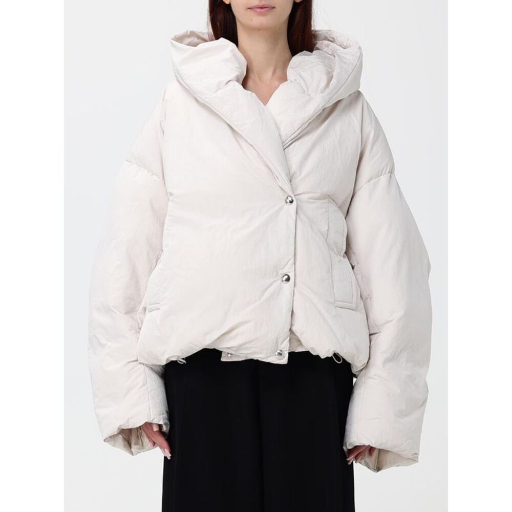 Sportmax Women Sportmax Marla Short Quilted Hooded Puffer Jacket In Cotton Blend